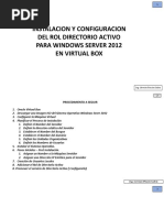 Agregar Roles y Características en Windows Server | PDF | Directorio ...