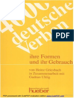 4000 Deutsche Verben PDF