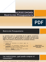 Micro - Restricción Presupuestal