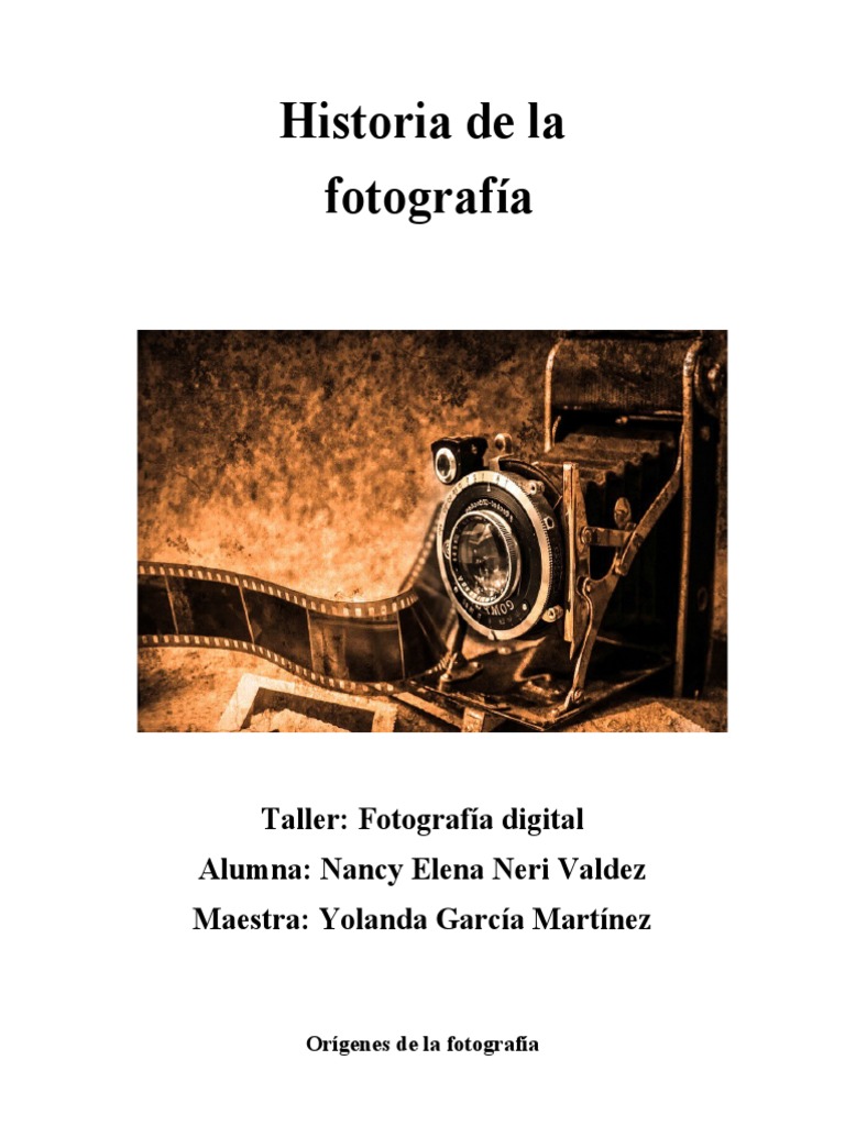Evolución de la Fotografía | PDF | Imagen | Óptica
