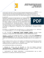 Carta Compromiso Actividades