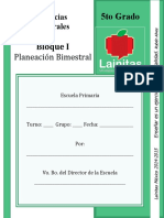 5to Grado - Bloque 1 - Ciencias Naturales