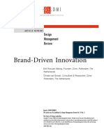Brand-Driven Innovation: Design Management Review