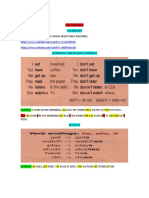 Daily Routines Vocabulary and Practice