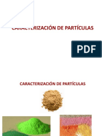 Caract. Partículas