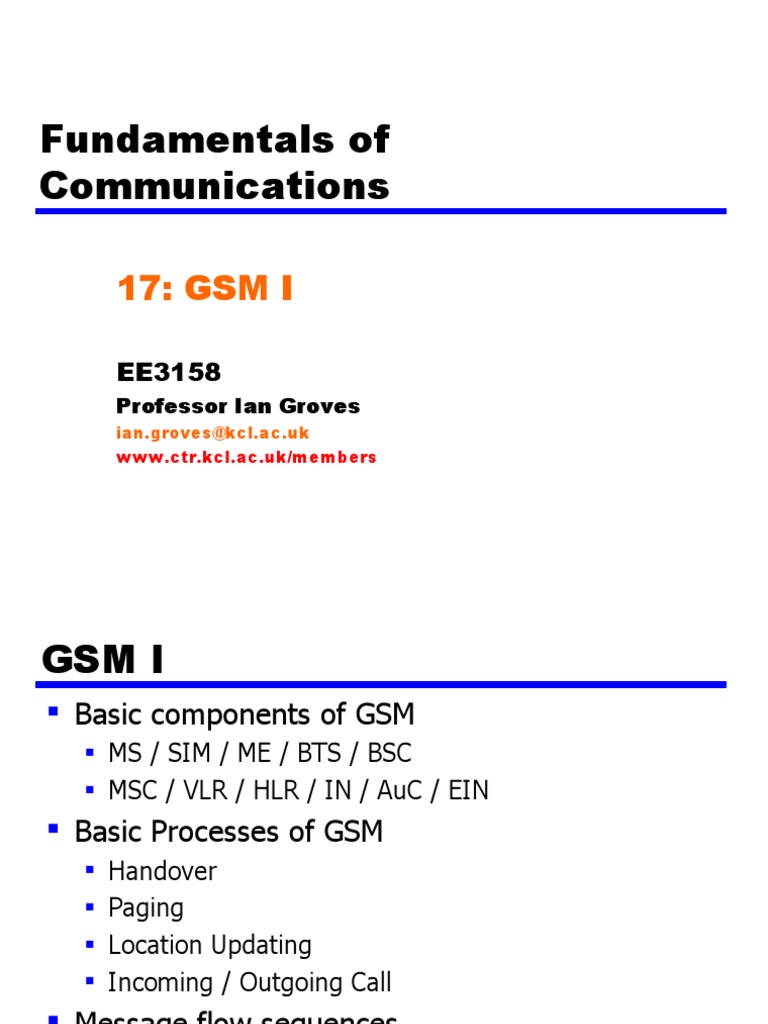 FC17-GSM I | Download Free PDF | Radio Technology | Software Defined Radio
