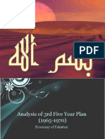 Analysis of 3rd Five Year Plan (1965-1970)