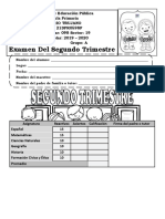 Examen Del Segundo Trimestre Quinto