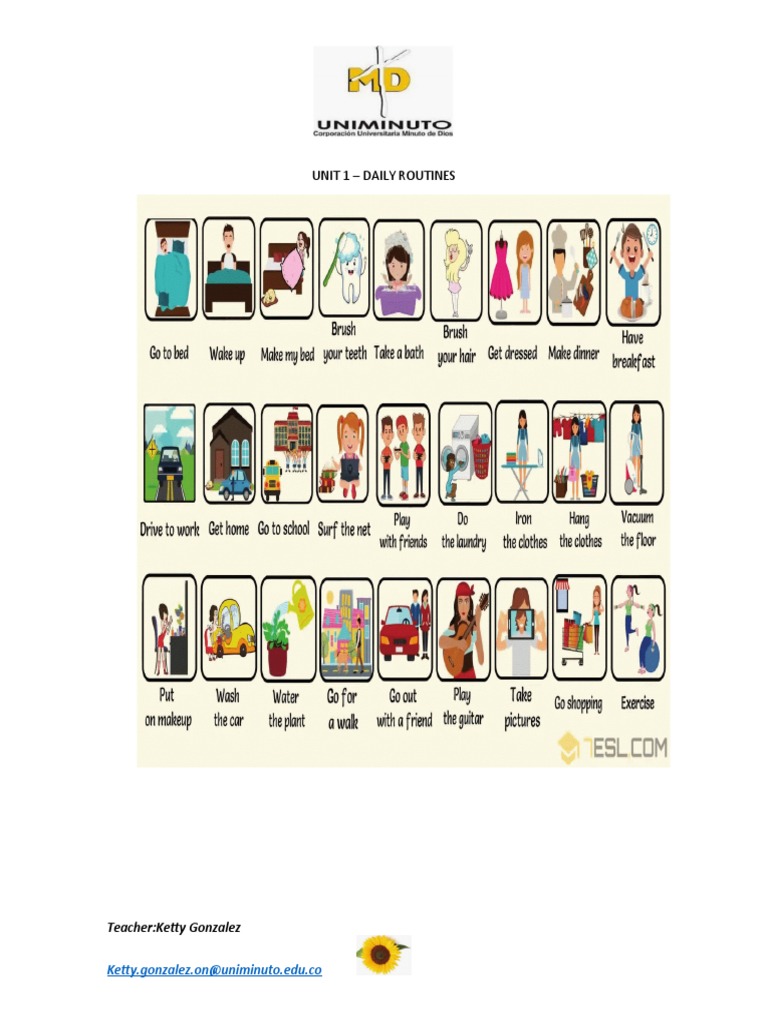 Daily Routines and Time Management | PDF