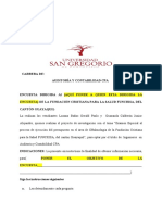 Cuestionario de Preguntas LOZANO Y GUARANDA, 17 Agosto