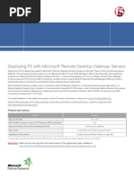 Deploying F5 With Microsoft Remote Desktop Gateway Servers: Deployment Guide