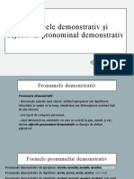 Pronumele Demonstrativ