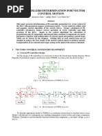 Pi-Controllers Determination For Vector Control Motion