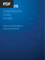 Sophos Outlook Add-In Deployment Guide