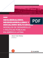 Neoliberalismo Neodesarrollismo PDF