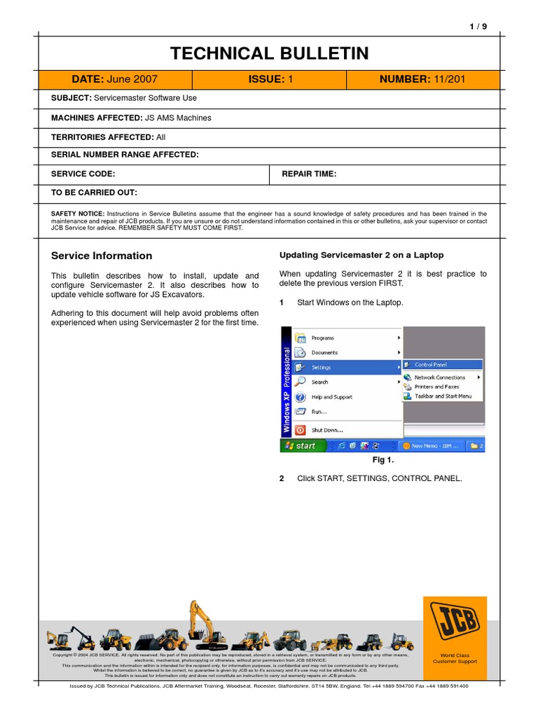 Servicemaster Use On JS Machines | PDF | Laptop | Usb