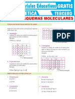 2 - Tipos de Esquemas Moleculares para Tercer Grado de Secundaria PDF