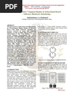 Implementation 7 Segment Display by Educational Board - Software /hardware Interfacing