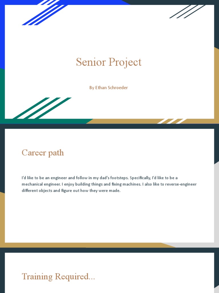 Senior Project | PDF | Career & Growth | Art
