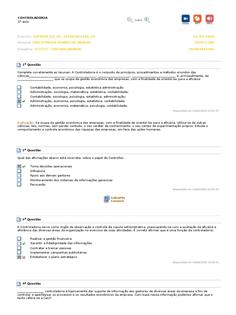 A Importância da Controladoria na Gestão | PDF | Contabilidade | Economia