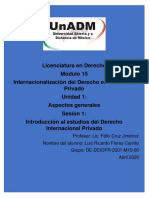 Introducción al Derecho Internacional Privado