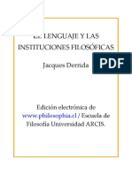 Derrida Jacques - El lenguaje y las instituciones filosôficas.pdf