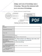 WELM TOK WOKs As A Network Essay Assessment 2020