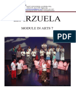 Zarzuela: Module in Arts 7