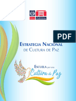 Estrategia Nacional de Cultura de Paz