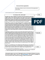 Estructura Del Texto Argumentativo Logro de La Sesión Actividad 1