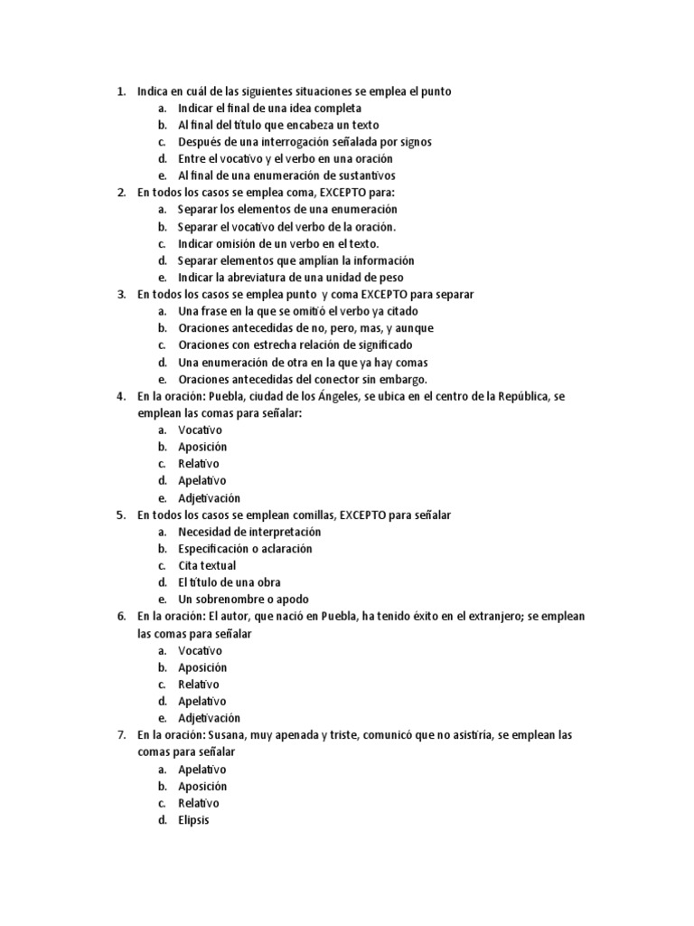 Ejercicios de Comas para Niños | PDF | Coma | Lingüística