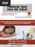 produção e reestruturação de textos