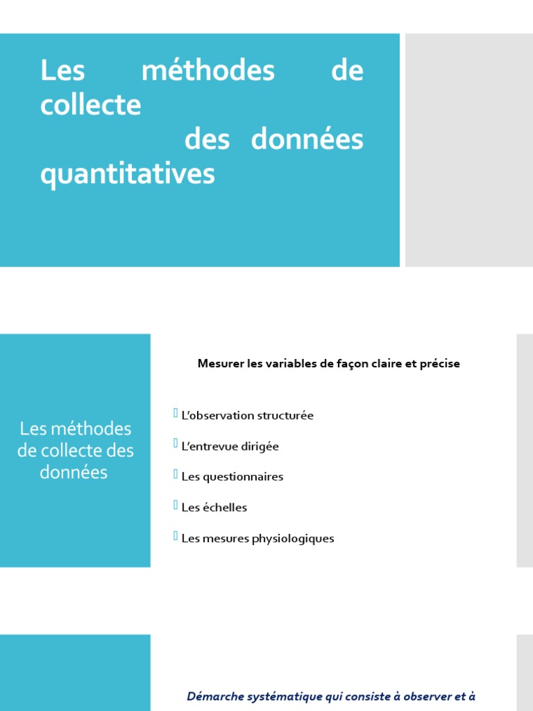 Quels Sont Les Différents Types De Méthodes De Collecte De Données – FJEHC