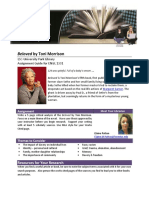 Beloved by Toni Morrison: LSC-University Park Library Assignment Guide For ENGL 1301