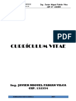 CV - Javier Miguel Fabian Vilca PDF