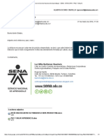 Correo de Servicio Nacional de Aprendizaje - SENA - BITACORA Y PAZ Y SALVO