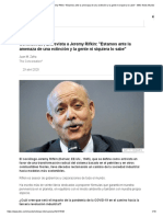 Coronavirus _ Entrevista a Jeremy Rifkin_ _Estamos Ante La Amenaza de Una Extinción y La Gente Ni Siquiera Lo Sabe_ - BBC News Mundo