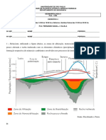 Geomorfologia II: Exercício sobre zonas de alteração e decomposição de silicatos