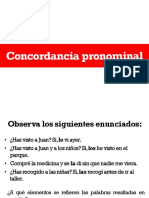 Concordancia Pronominal PDF