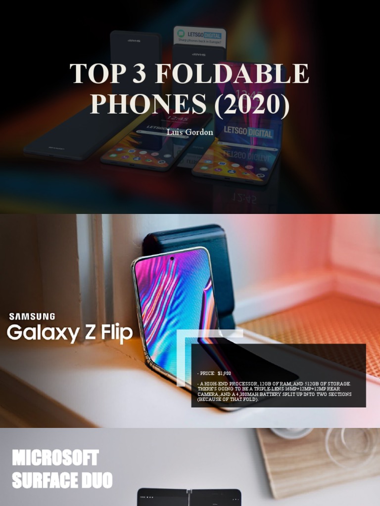 Top 3 Foldable Phones of 2020 | PDF