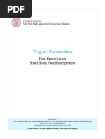 Set Yogurt Production Process Overview | PDF | Yogurt | Milk