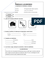 Ci Ficha - Los Numerales e Indefinidos