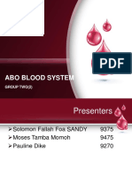 ABO BLOOD GROUPING