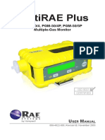 Multirae Plus: Pgm-50/4, Pgm-50/4P, Pgm-50/5P Multiple-Gas Monitor