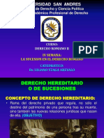 Semna Iv Las Sucesiones en El Derecho Romano PDF