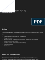 3D Modeling NX 12 Motion Simulation Guide