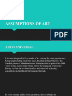 Assumptions of Art