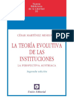 Martinez Meseguer Cesar - La Teoria Evolutiva De Las Instituciones.pdf