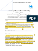 Comi (2012) - Urban freight transport demand modelling - a state of art