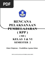 Download Rpp PAI SD Smt 2 by Sriyono Tuban SN46278654 doc pdf